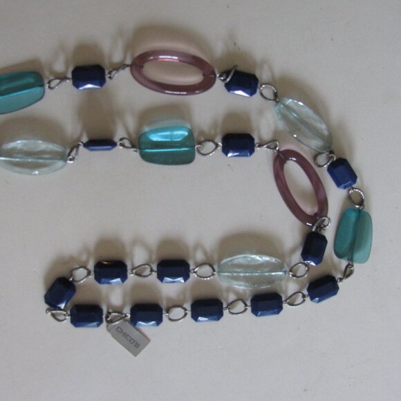 Chico's Jewelry - Chico's Necklace NWT $34 Blue Green Purple Beads Statement